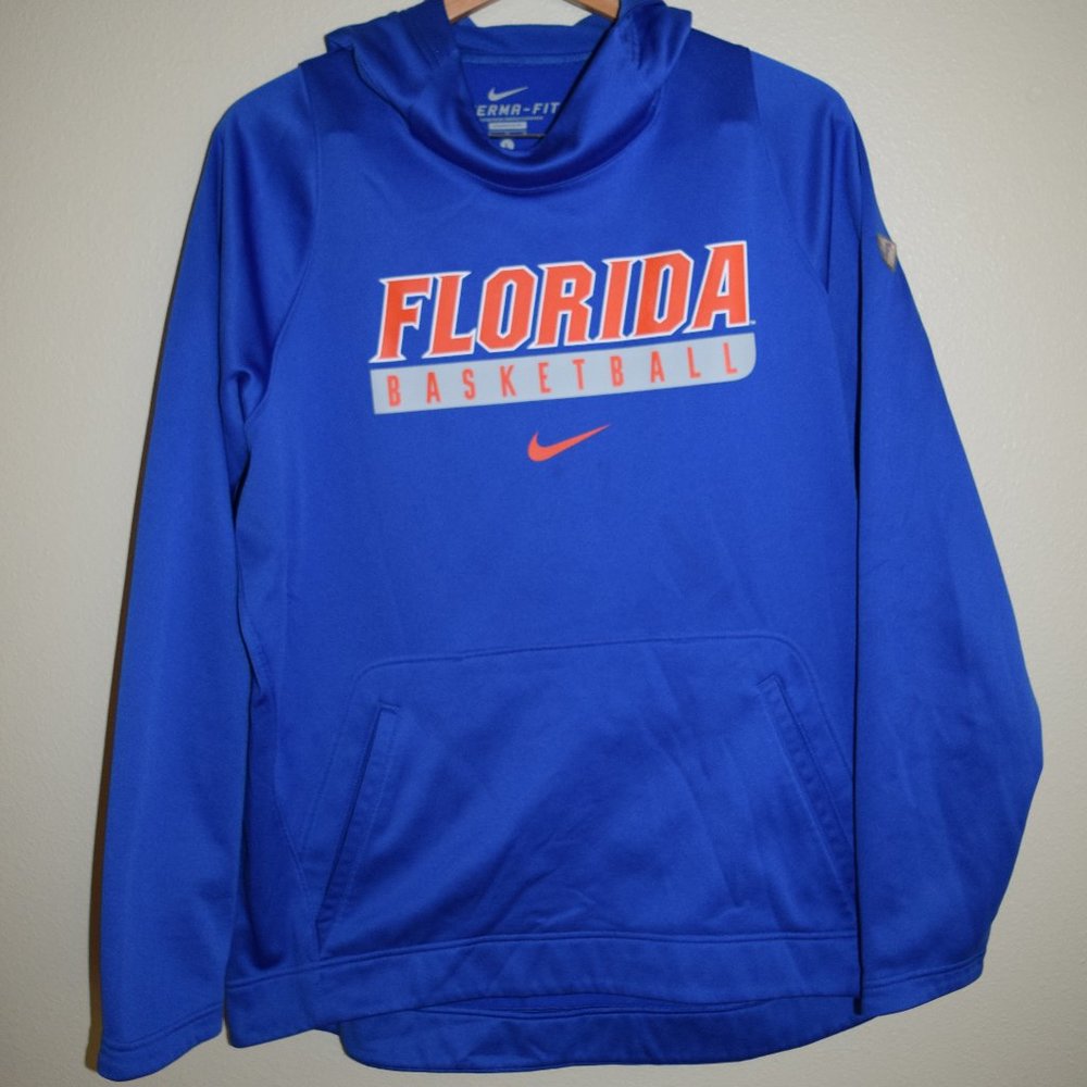 Florida Gators Nike Basketball Elite THERMA-FIT Hoodie Sweatshirt Champions L